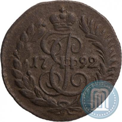 Фото Полушка 1792 года КМ 