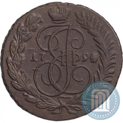 Фото 2 копейки 1794 года АМ 