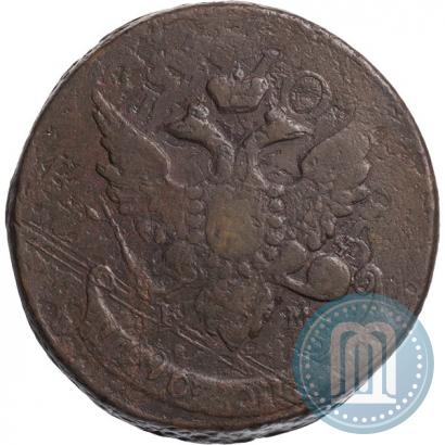 Фото 5 копеек 1793 года ЕМ "Павловский перечекан"