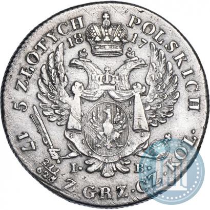 Picture 5 złotych 1817 year IB 