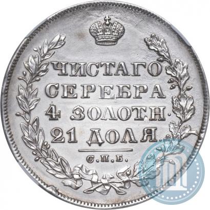 Фото 1 рубль 1828 года СПБ-НГ 