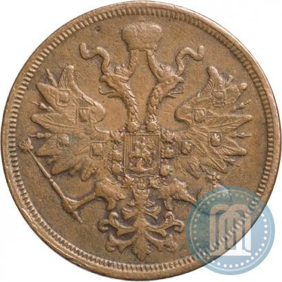 Picture 5 kopecks 1860 year ЕМ 