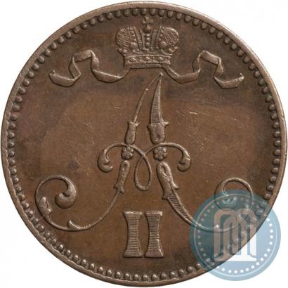 Фото 5 пенни 1870 года  