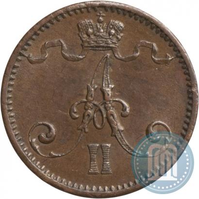 Picture 1 penni 1875 year  