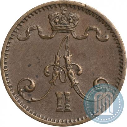 Picture 1 penni 1875 year  