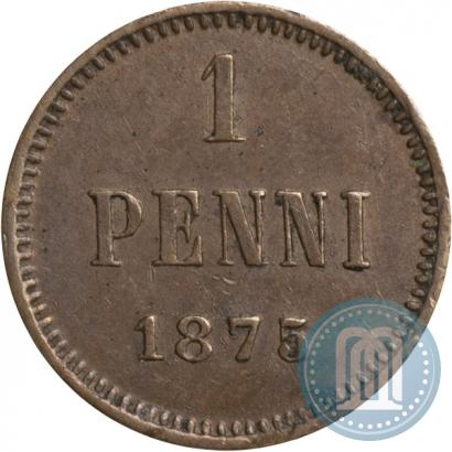 Picture 1 penni 1875 year  