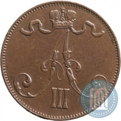 Picture 5 pennia 1889 year  