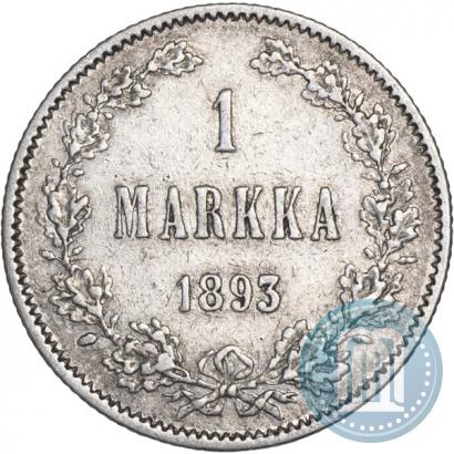 Picture 1 markka 1893 year L 