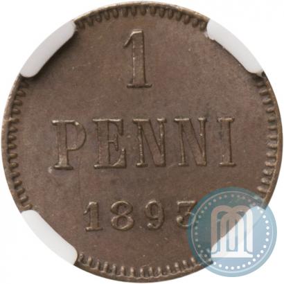 Picture 1 penni 1893 year  