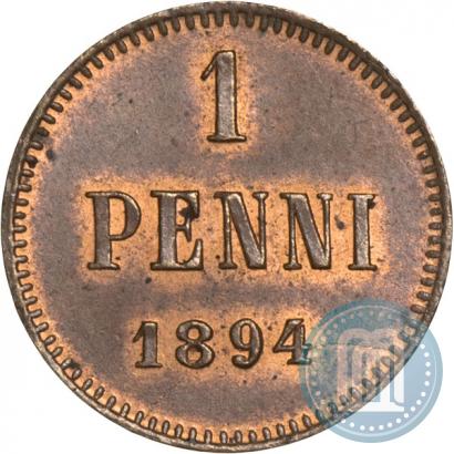 Фото 1 пенни 1894 года  