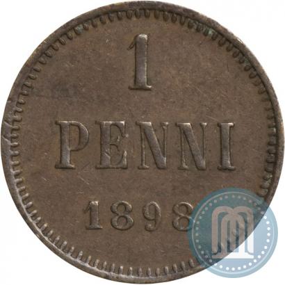 Picture 1 penni 1898 year  