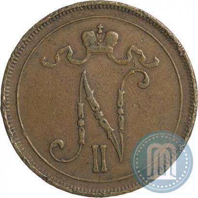 Фото 10 пенни 1905 года  