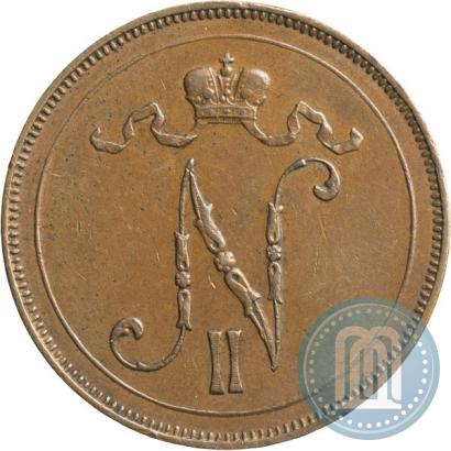 Фото 10 пенни 1907 года  