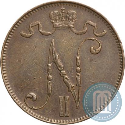 Picture 5 pennia 1907 year  