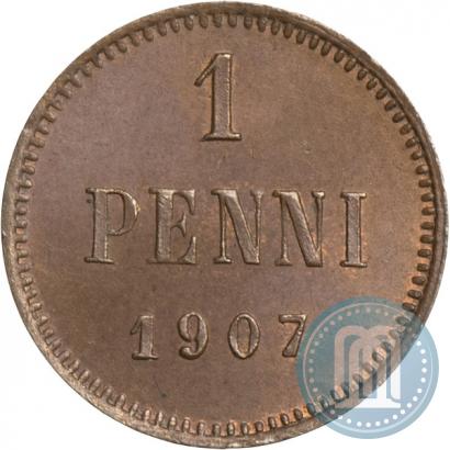 Picture 1 penni 1907 year  