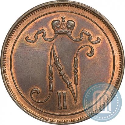 Picture 10 pennia 1911 year  