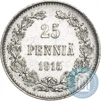Фото 25 пенни 1915 года S 