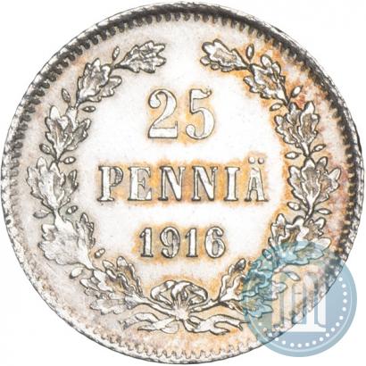 Picture 25 pennia 1916 year S 
