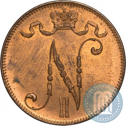 Picture 5 pennia 1917 year  