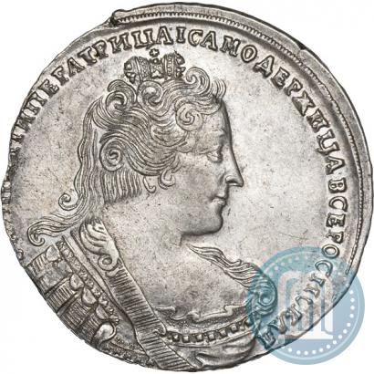 Фото 1 рубль 1733 года  