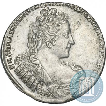 Фото 1 рубль 1733 года  