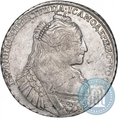 Фото 1 рубль 1734 года  "Тип 1735 года"