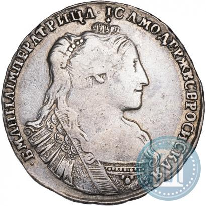 Фото Полтина 1734 года  "Тип 1735 года"