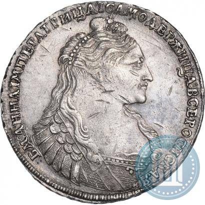 Фото 1 рубль 1736 года  "Тип 1735 года"
