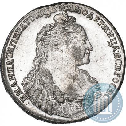 Фото 1 рубль 1737 года  "Тип 1735 года"