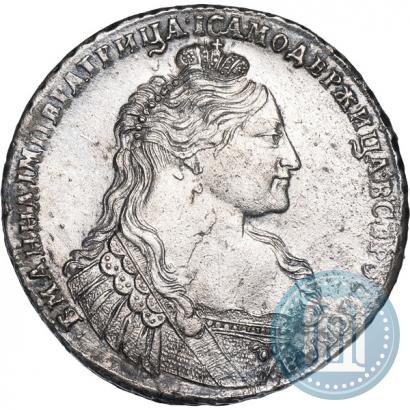 Фото 1 рубль 1737 года  "Тип 1735 года"