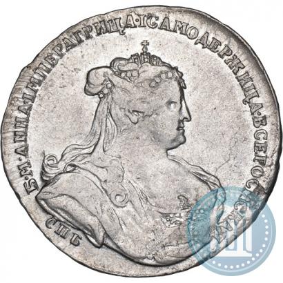Фото Полтина 1738 года СПБ "Петербургский тип"