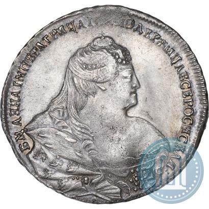 Фото 1 рубль 1740 года  "Московский тип"