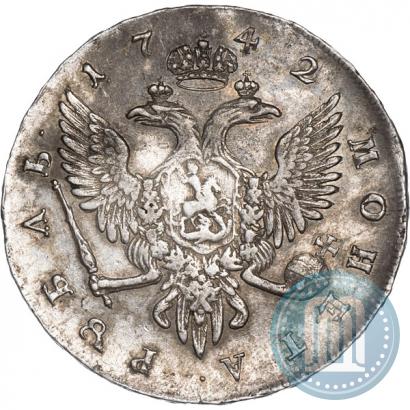 Picture 1 rouble 1742 year СПБ 