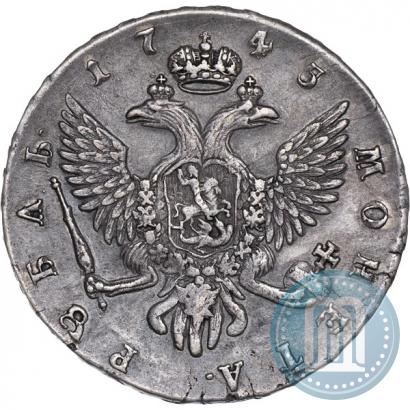 Picture 1 rouble 1745 year СПБ 