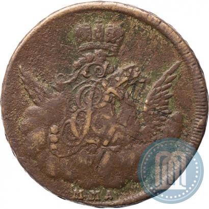 Фото 1 копейка 1755 года ММД 