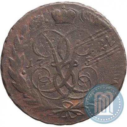 Picture 2 kopecks 1757 year  "Nominal under St. George"