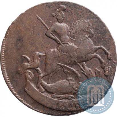 Picture 2 kopecks 1757 year  "Nominal under St. George"