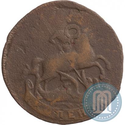 Picture 1 kopeck 1757 year  