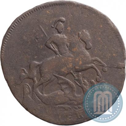 Picture 1 kopeck 1758 year  