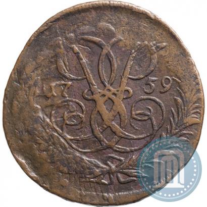 Picture 2 kopecks 1759 year  "Nominal above St. George"