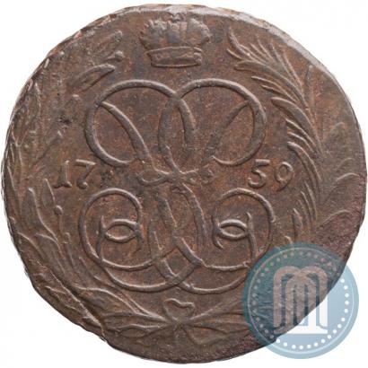 Picture 1 kopeck 1759 year  