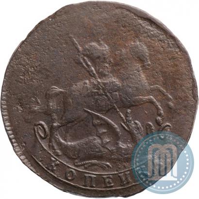 Picture 1 kopeck 1760 year  