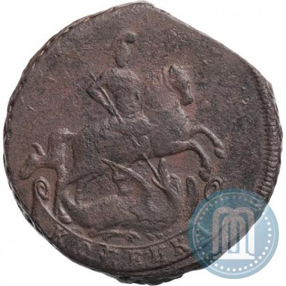 Picture 1 kopeck 1760 year  