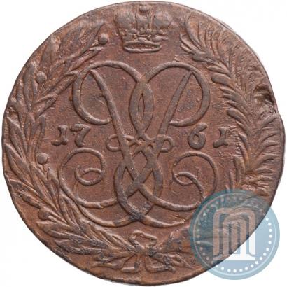 Picture 2 kopecks 1761 year  "Nominal under St. George"