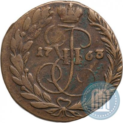 Picture 2 kopecks 1763 year ЕМ 