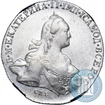 Picture 1 rouble 1766 year СПБ-АШ 