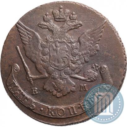 Picture 5 kopecks 1767 year ЕМ 
