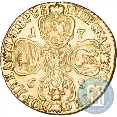 Picture 5 roubles 1768 year СПБ 