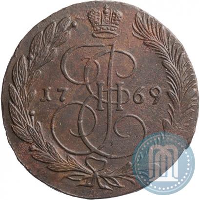 Picture 5 kopecks 1769 year ЕМ 