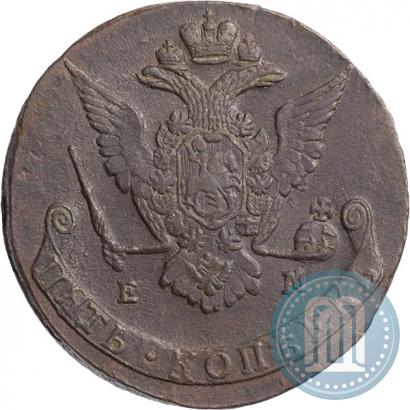 Picture 5 kopecks 1771 year ЕМ 